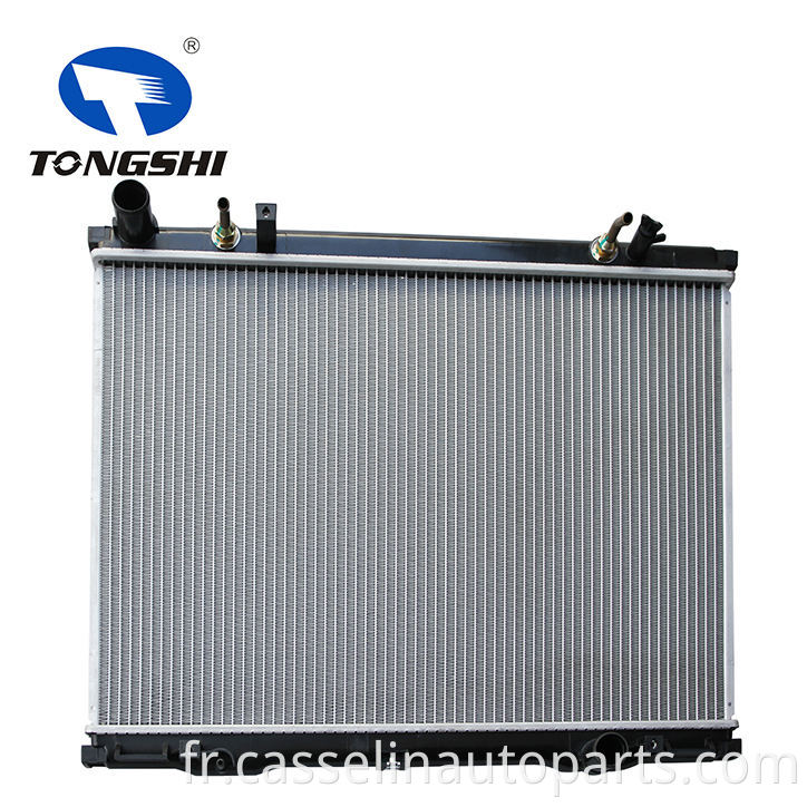 Radiateur de radiateur en aluminium Tongshi Radiateur pour Kia Grand Carnival VQ2.7 Radiateur de voiture